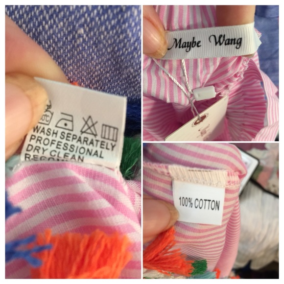 Pink White Off Shoulder Top - Picture 4 of 10